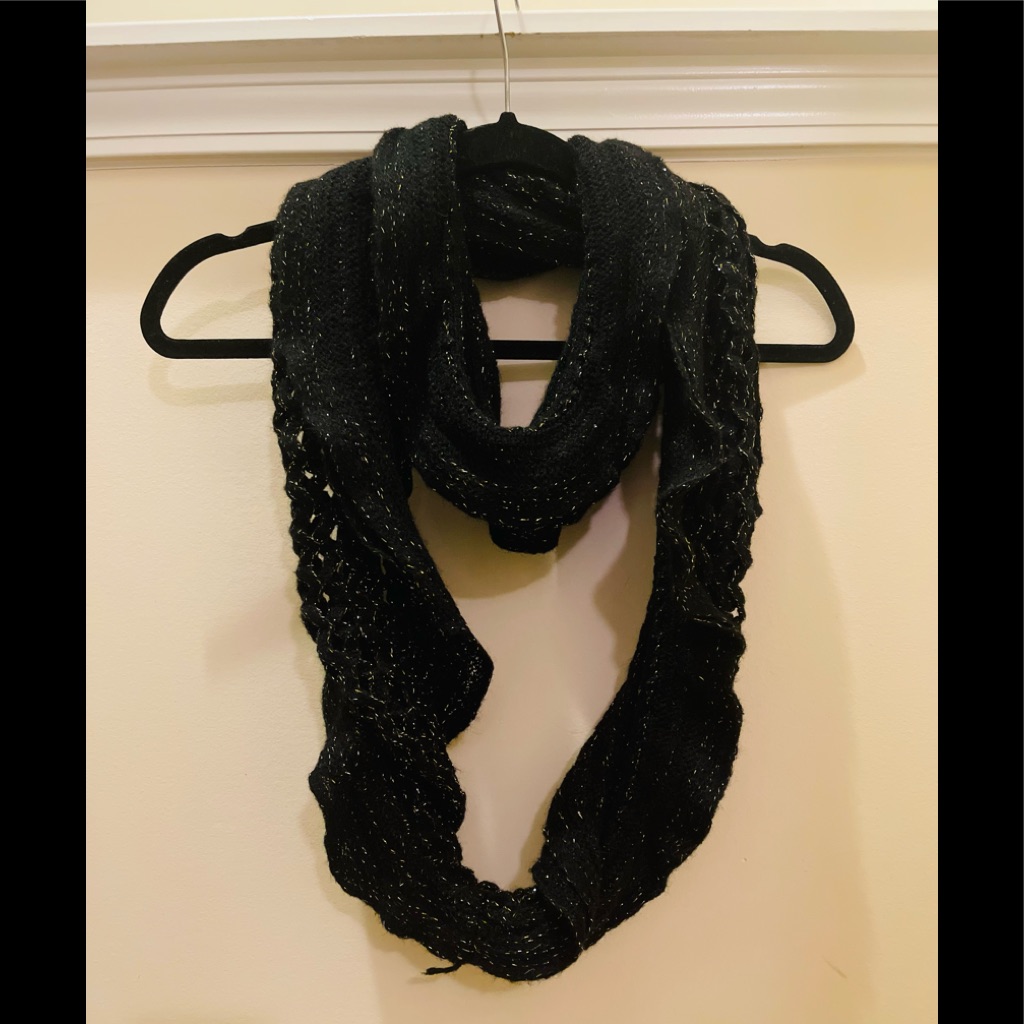 Handmade Black Scarf